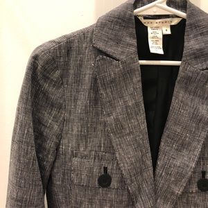 Grey Max Studio Linen Jacket/Blazer